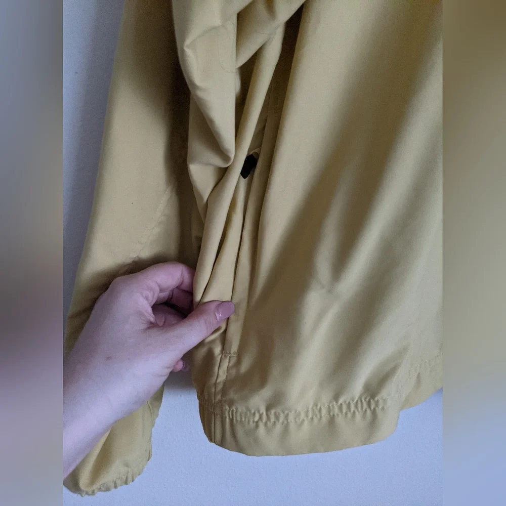 Adidas Wind Shirt Men's Yellow Climaproof Pullover Jacket Windbreaker L